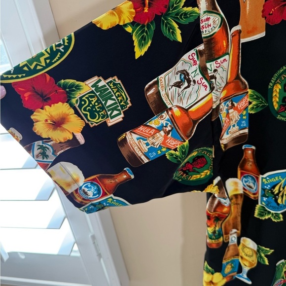 Vintage Hawaiian Shirt beer novelty vacation men’s XXL - Picture 7 of 7